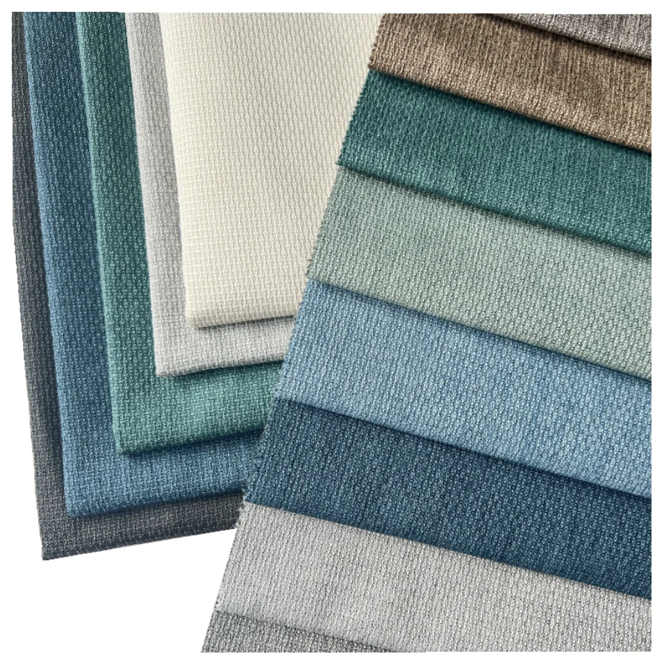 New product multi-colors european design  sofa upholstery linen like canvas  polyester linen fabric for sofa
