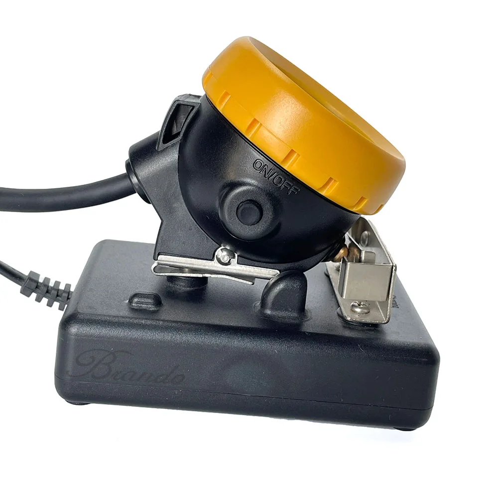 6.6Ah Cord Miner Safety Hard Hat Lamp Explosion Proof Ip67 Waterproof Coal Mining Cap Lamp 12000lux Kl5m