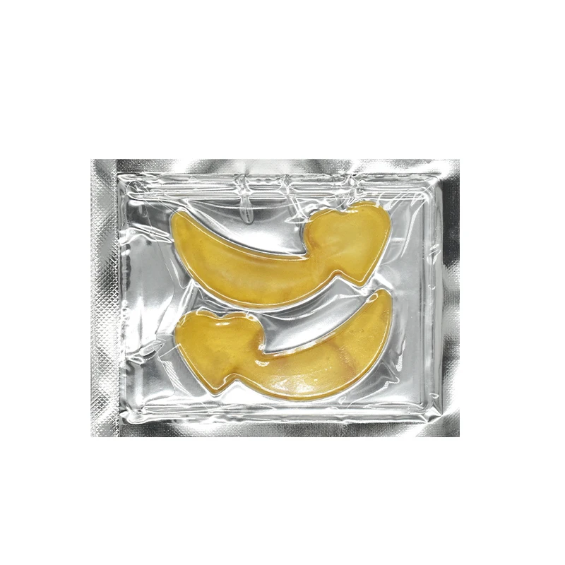 Private label  Organic Moisturizing Anti-Aging Moon And Stars Under Eye Patches Hydrogel Crystal Collagen Gold Eye Mask