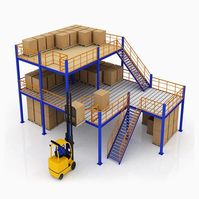 Многоуровневые мезонинные полки/полки для хранения для склада на экспорт