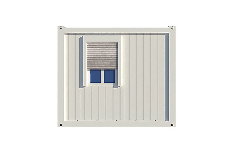 3m Width Steel Structural Flat Pack 10ft Container House For Bedroom