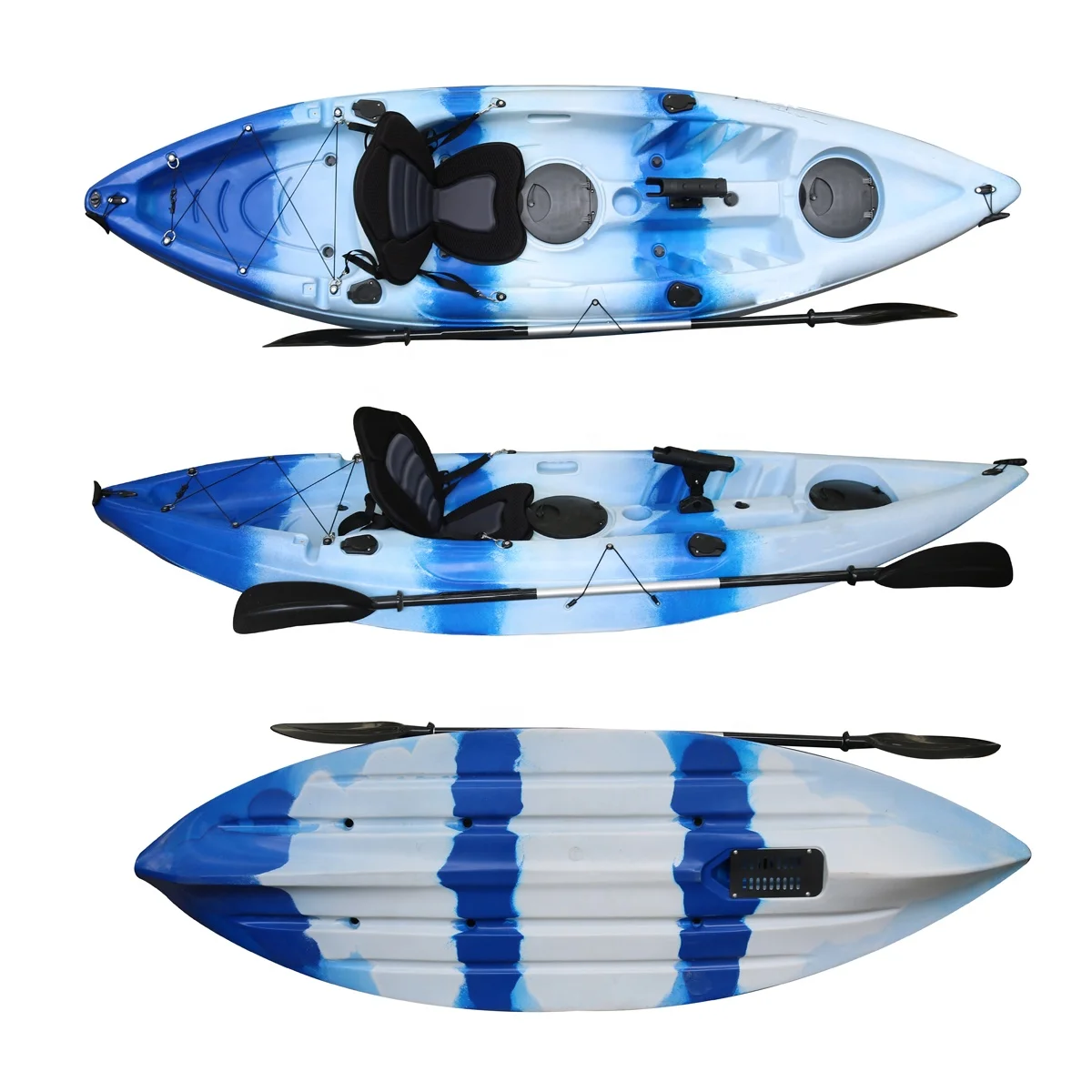 10ft  cheap single seat kayak sit on top ocean kayak for surfing