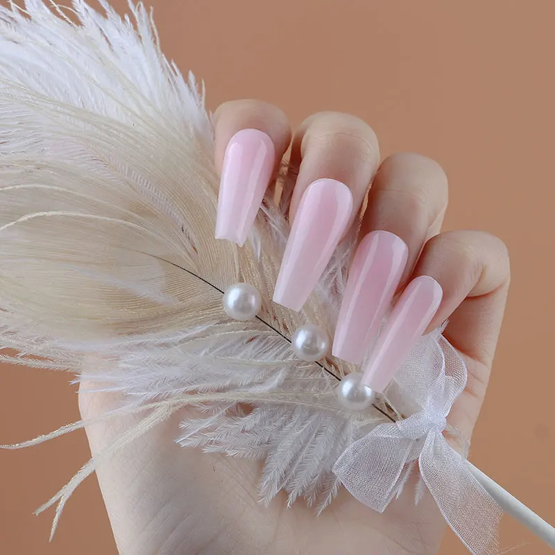 30G OEM ODM Glitter Poly Gel Nude Series Acryl Gel Wholesale Acryl Nail Gel