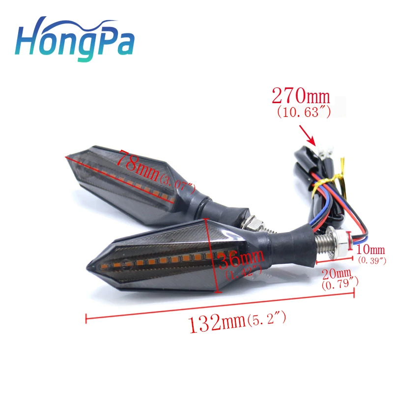 ABS turn light motorcycle led turn signals universal flexible led motorcycle turning signal for motorcycles