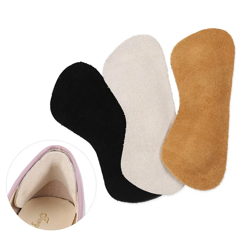woman shoes adhesive non-slip insoles leather heel cushion liner grips protector sticker for high heels blister
