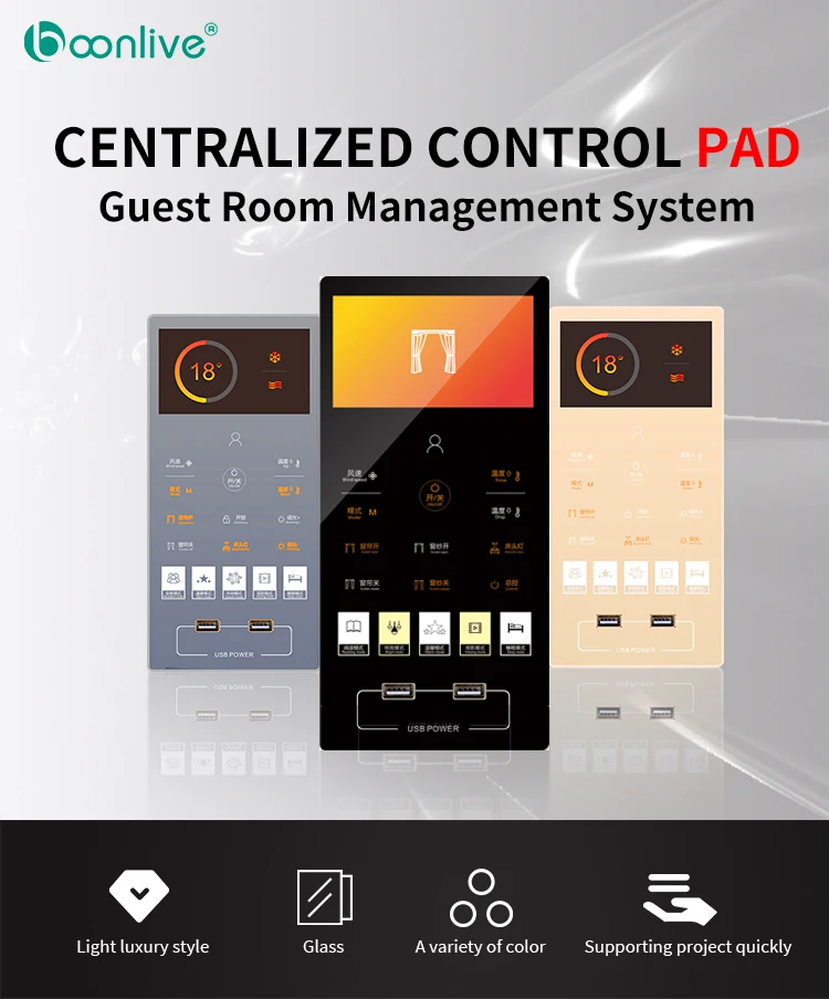Boonlive Shenzhen Wireless Neutral Home Toughened Dimmer Glass Zigbee Tuya Touch Switches Module 12v With Screen