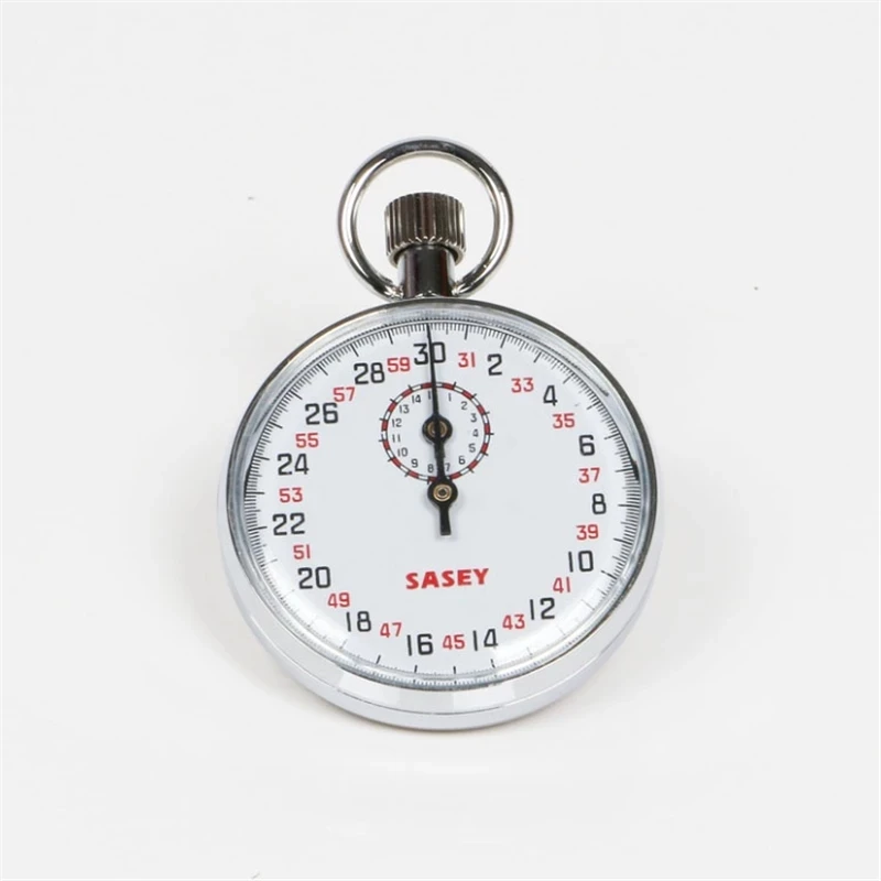 SASEY SXJ504 Mechanical Stop Watch Digital Sports Chronograph Count Down Running Timer Handheld Stopwatch With case