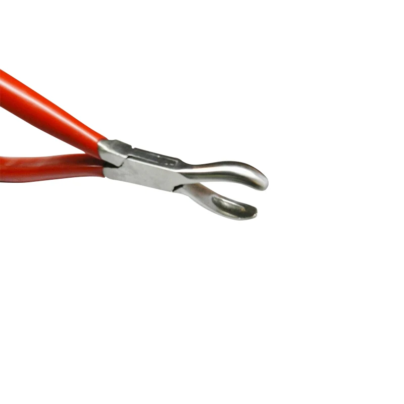 Precision Curved Jaw Ring Closeing Pliers 147mm PVC Grip Jewelry Making Rings Loop Jump Ring Closing Pliers