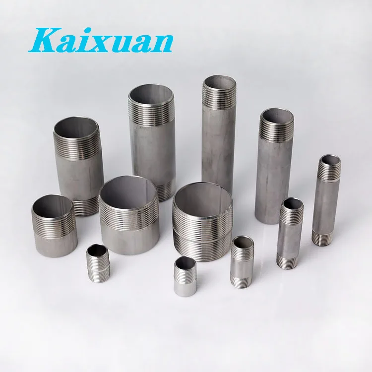 Professionally Customized Pipe Schedule 40 Ss316/304 Stainless Steel Fitting Welding Pipe Nipple Toe Nipple