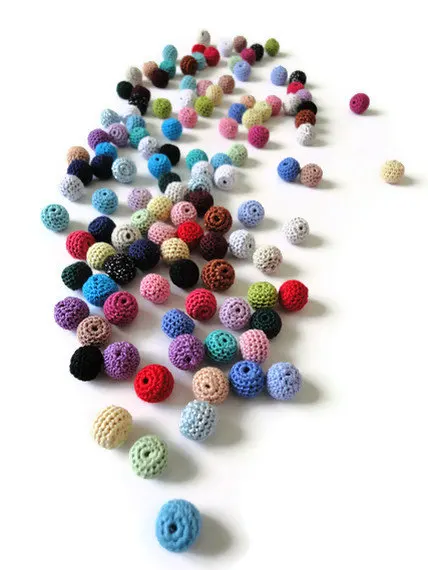 
20mm Wholesale Crochet Beads Wood Bead For Necklace 