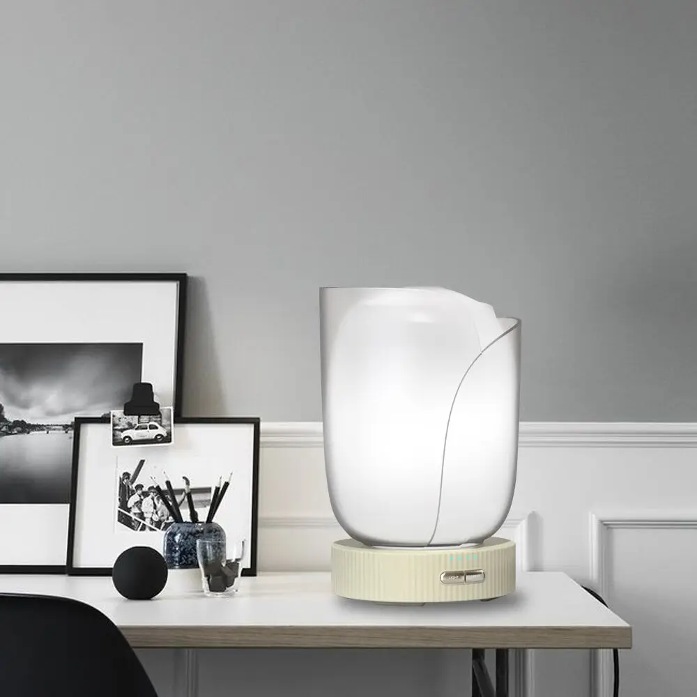 
OLAM 300Ml House Humidifier Nebulizing Scen Unique Therapy App Capacity Home Whole Woodgrai Aroma Diffuser 