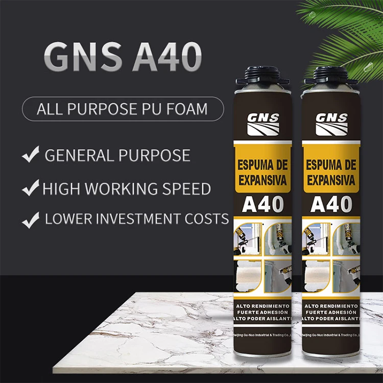 Полиуретановый пистолет Gns A40 пенораспылитель из искусственной кожи расширяющаяся пена для универсального применения