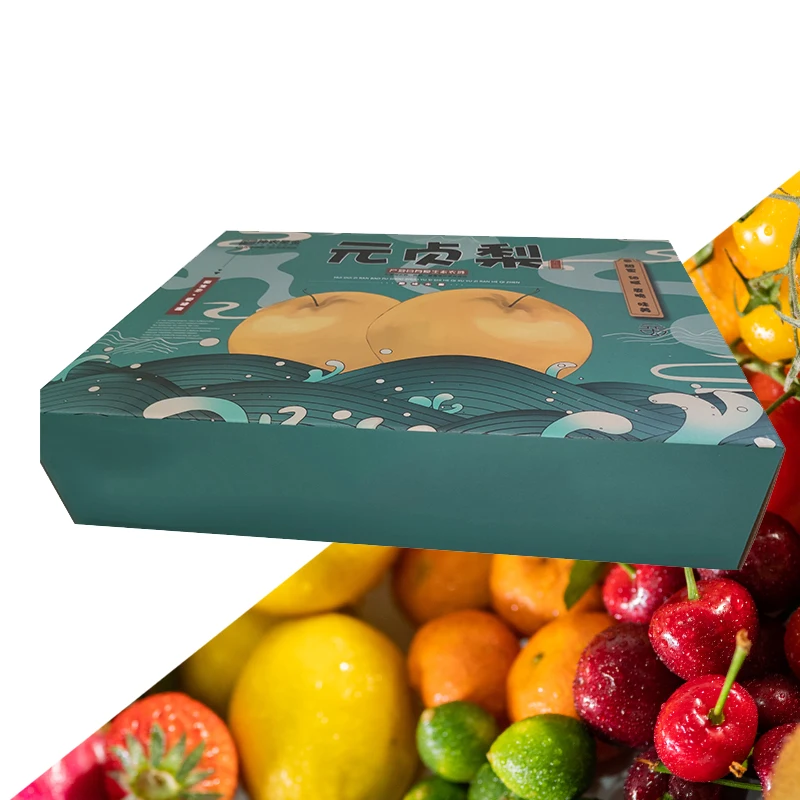 High Quality Strong Fruit Cardboard Corrugated Box for Banana Packing Paper Boxes Rigid Vegetable Packaging Boxes