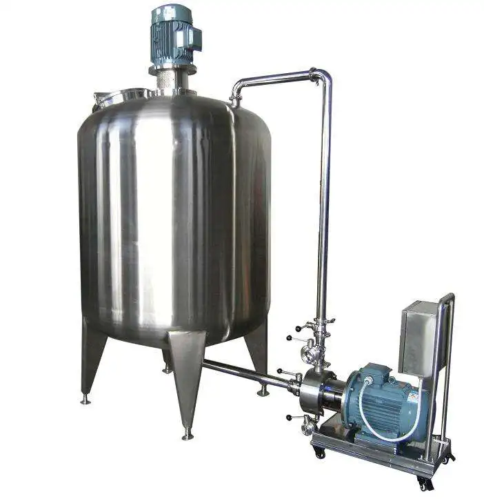 Certificate chemical/food/pharmacy stainless steel juice blending storage tank