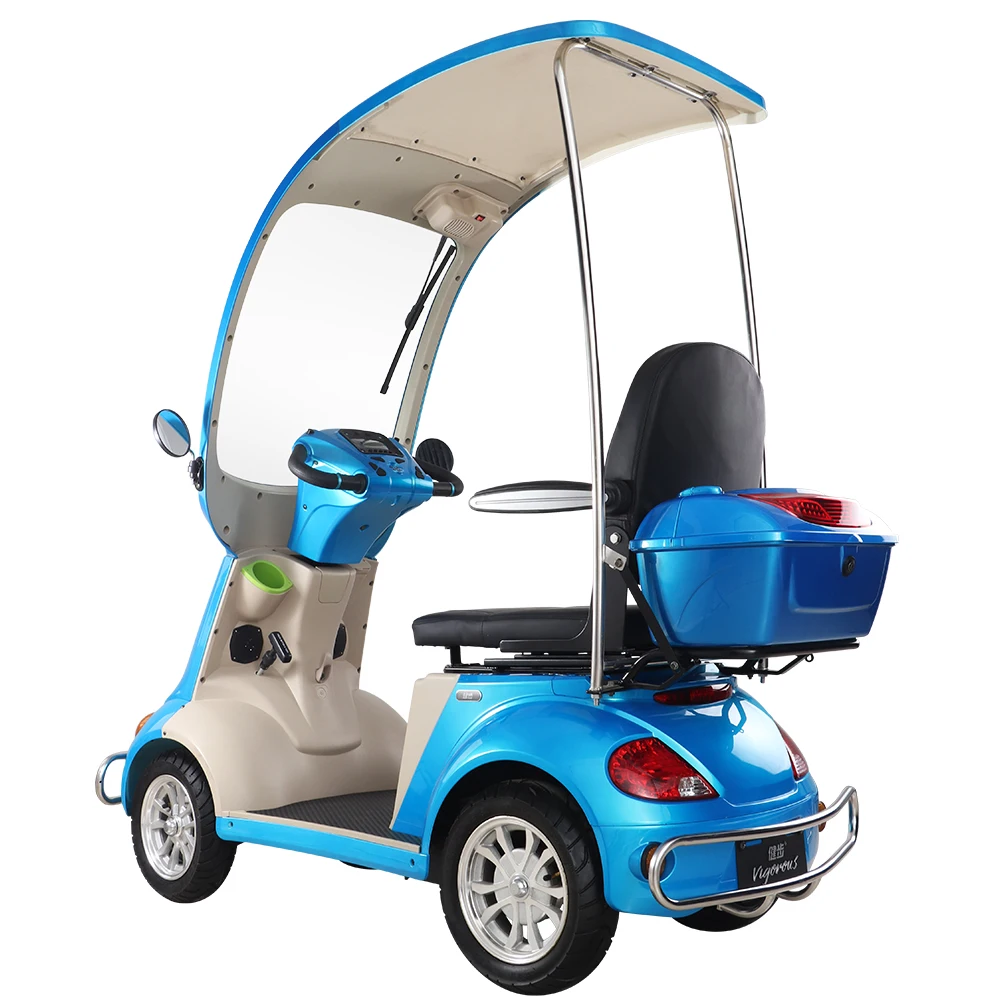 
FJ-S600S 500 Watt Cheapest Electric Mobility Scooter with Roof for Adult 