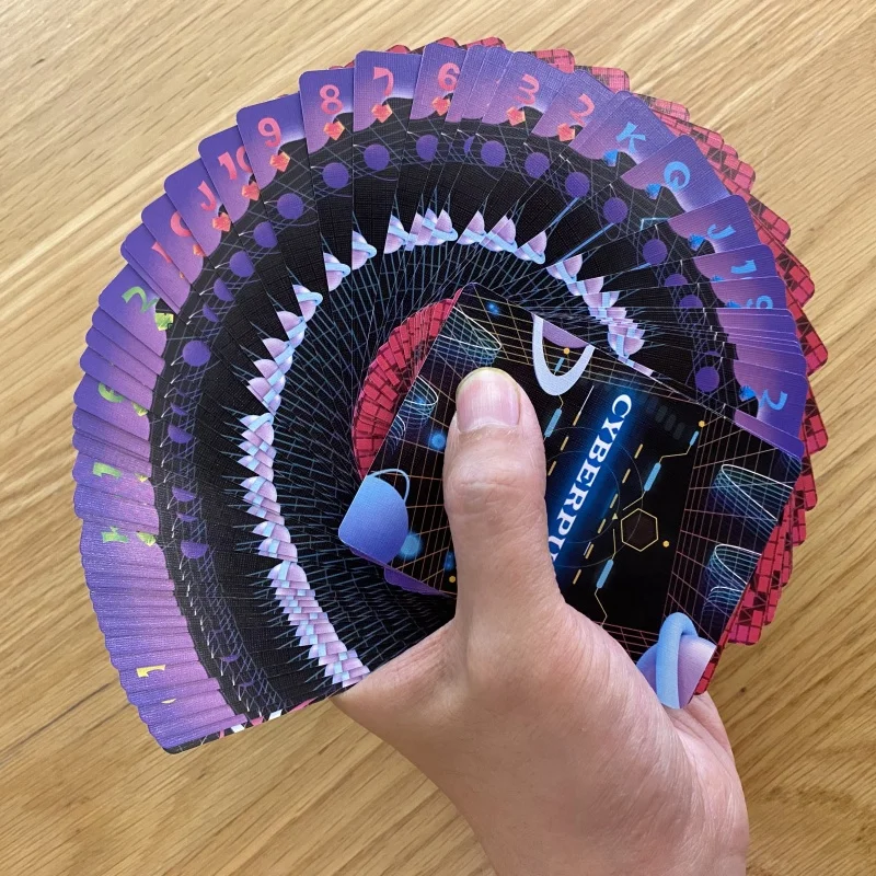 Customized Card Collectable Novelty Decks Games Party Poker Game Deck of Cards Cyberpunk Cardistry Playing Cards