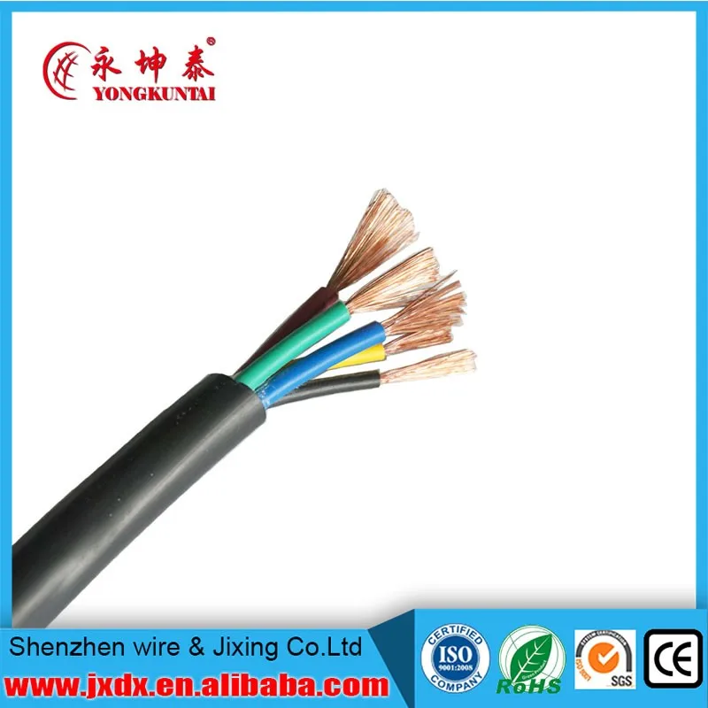 BS En 50525 Flexible Rvv 3185y Copper Conductor PVC Sheath House Building Equipment Power Cable Wire