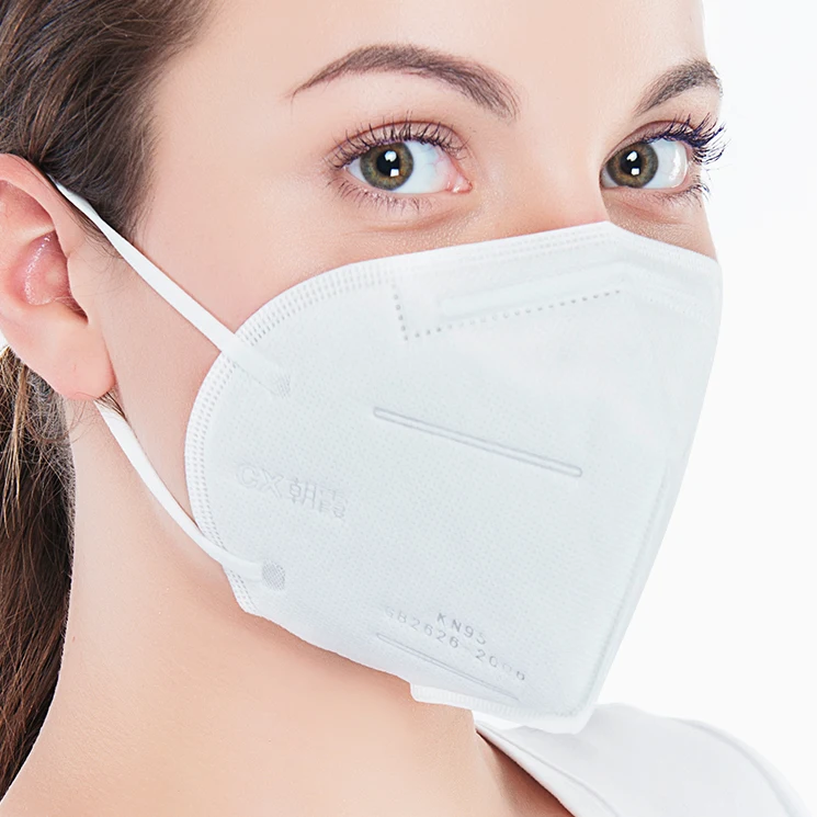 
Disposable Nonwoven KN95 Folding Half Face Mask without Valve 