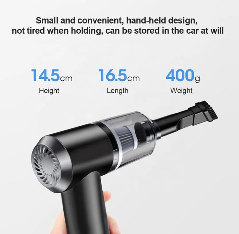 Strong suction 120W 5000pa Car Mini wireless Vacuum Cleaner Hand-held Vacuum USB Rechargeable universal vacuum cleaner