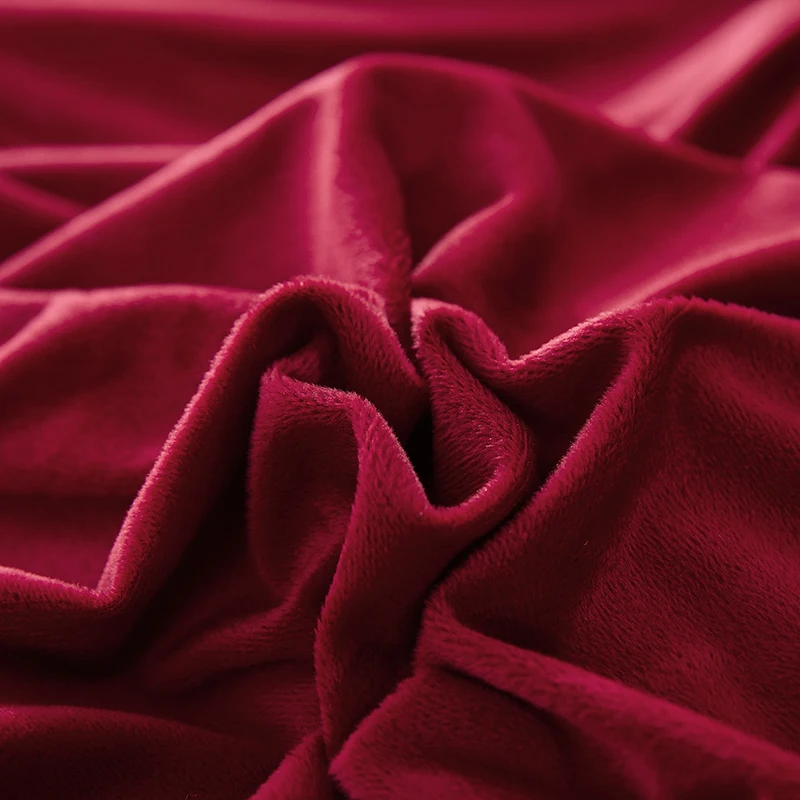 Comforter Bed Sheets and Skirt Bed Set Home Full Size Lace Velvet Embroidery