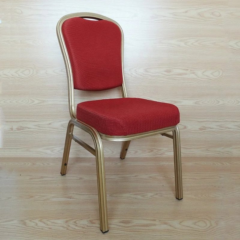 Hot Selling Latest Design Restaurant Chair Rental Metal Aluminum Chair Commercial Used