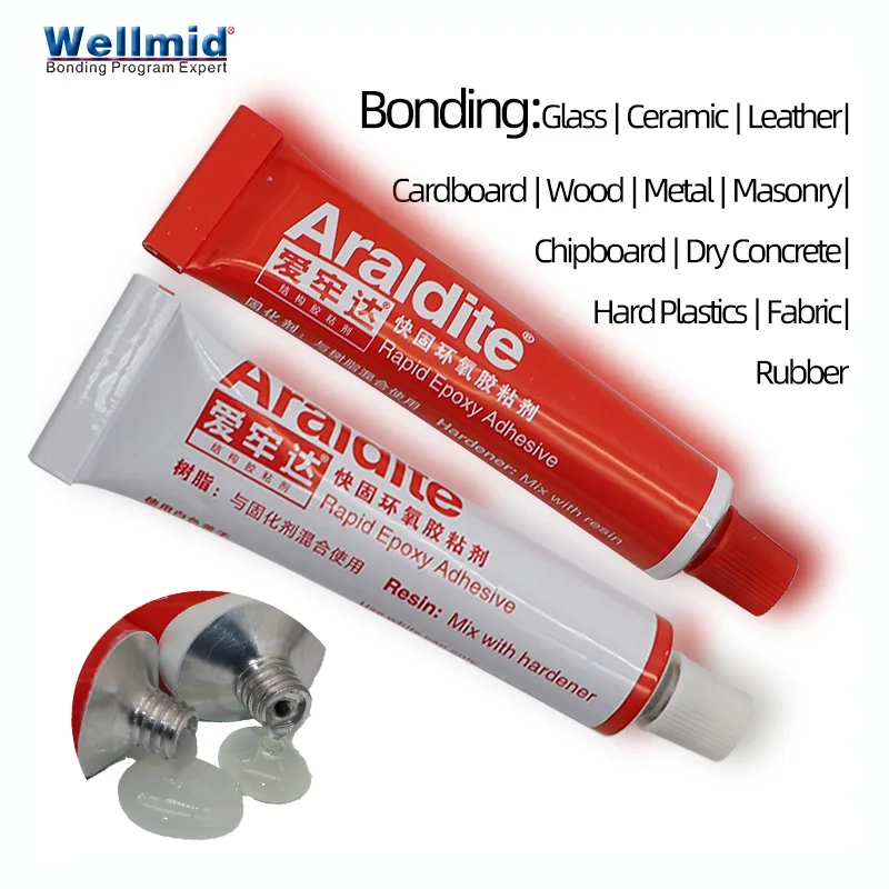  Araldite Rapid 2 части клей Скрепляет все материалы быстрая установка без растворителя профессиональное склеивание и ремонт 270 шт * 25