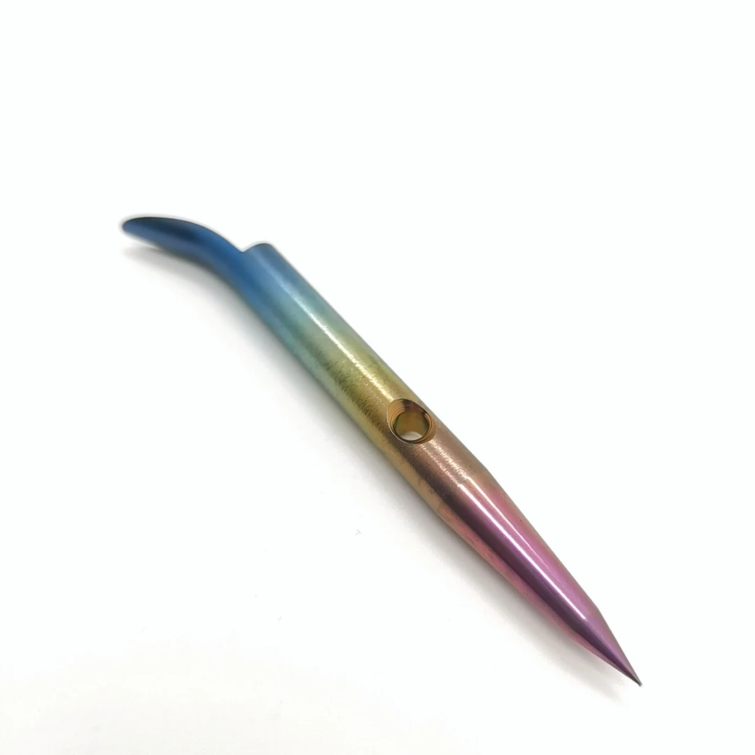 ZFTI Custom ODM/OEM   Titanium product Gr5  Gr2   outdoors product Harpoons, fishing gear support design