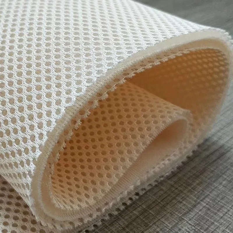 100% Polyester Backpack Jiangsu Plain Knitted Air Mesh Sandwich Mesh Fabric Product Shoe Lining 3D Fabric for Bike Seat 1 Meters