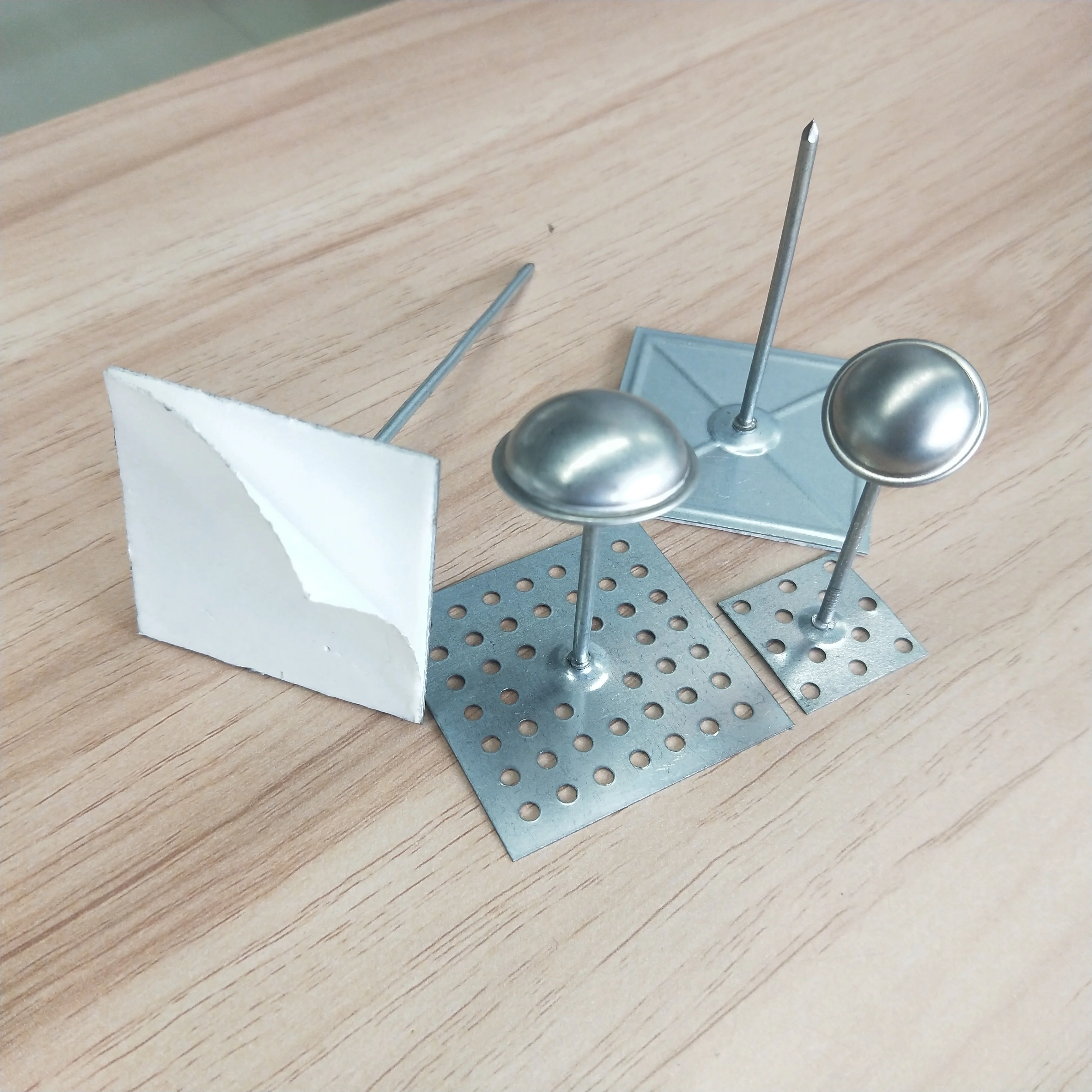 Hvac System Self Adhesive Insulation Pins Duct Insulation Stick Pins And Washer