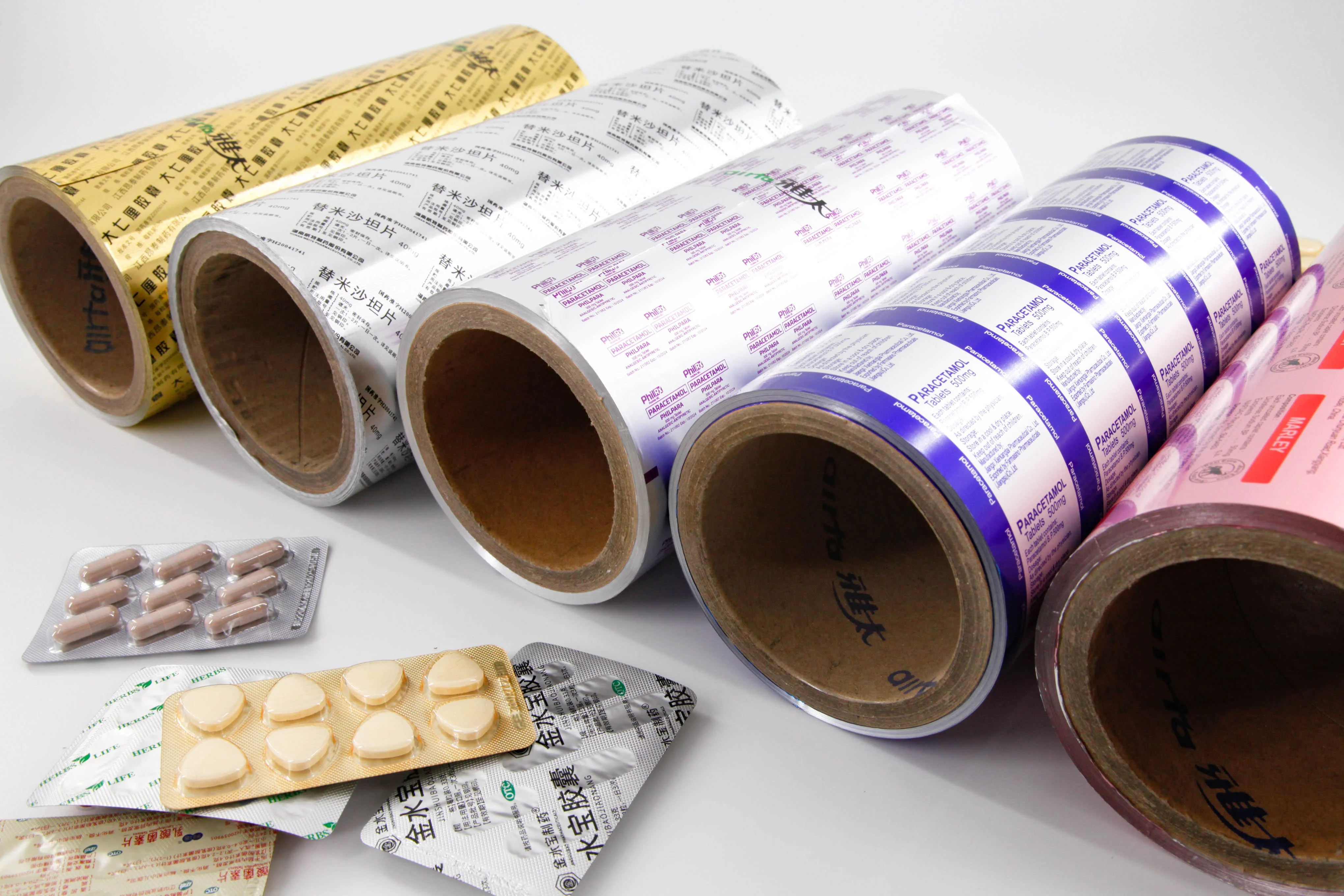 Airta Factory Price Medical Grade Aluminum Blister Pharmacy Foil For Pharmaceutical Packaging