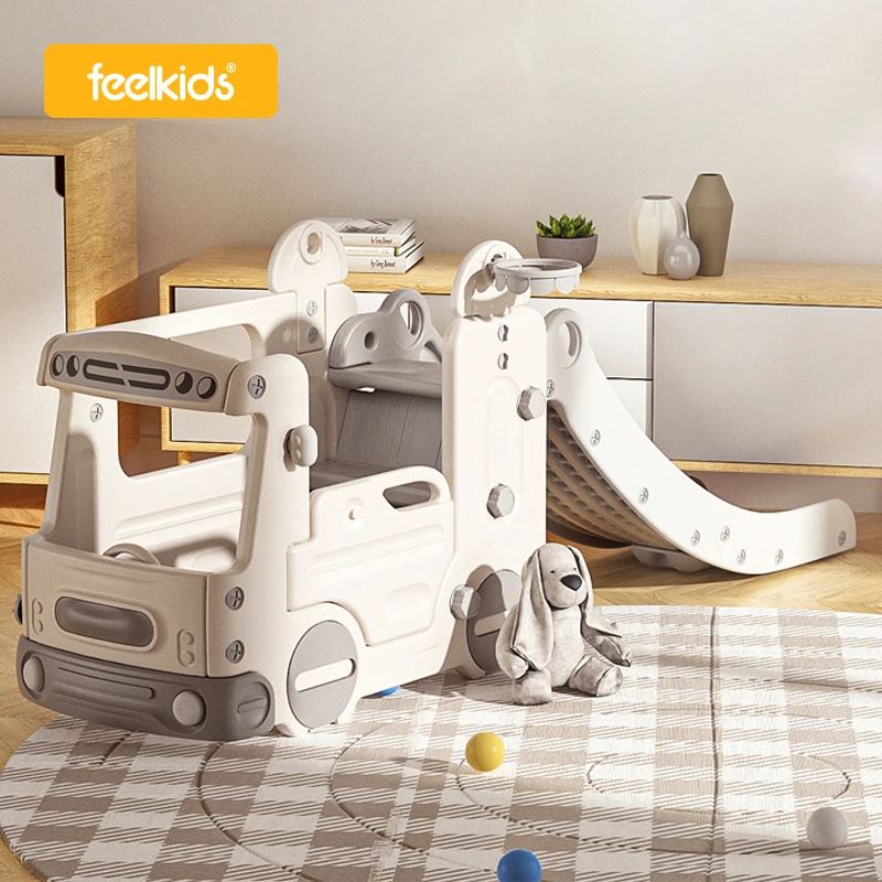 Лидер продаж оборудование для детской игровой площадки в помещении детская игра домашний парк развлечений детские раздвижные игрушки и качели набор пластиковых детских