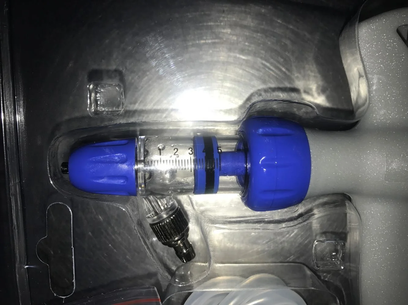 NL115 Automatic syringe with tube filling veterinary injector for animal use