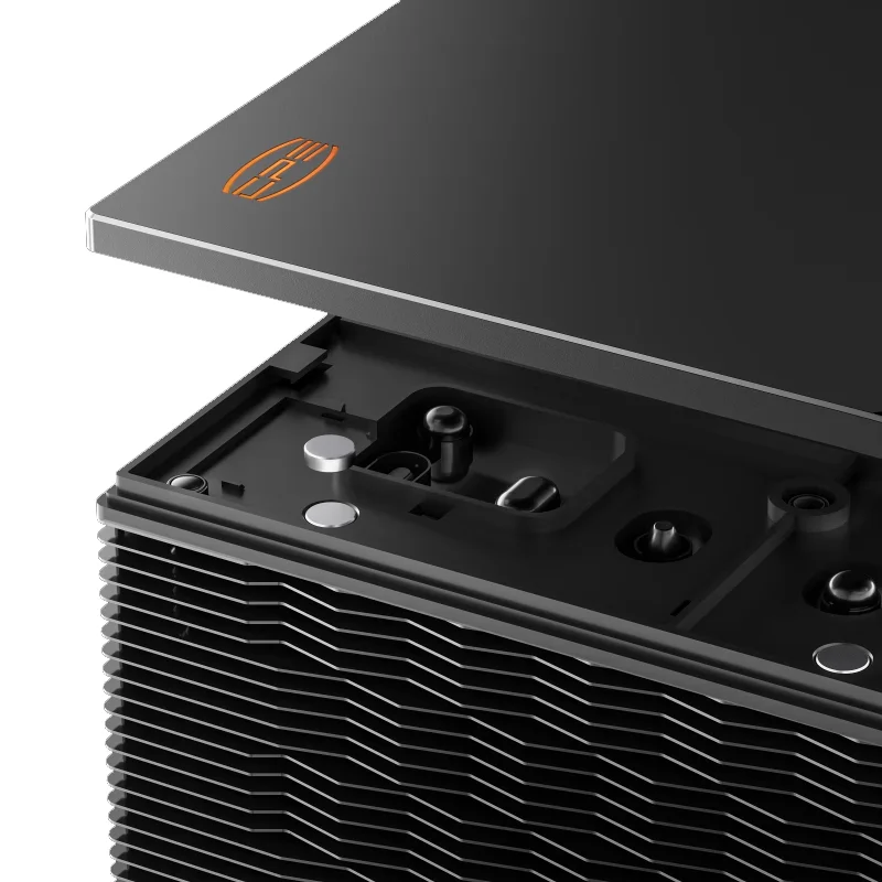 PCCOOLER RZ820 Black CPU air-cooled radiator 8 heat pipe/twin tower/14cm big fan/metal anode top cover/support 1700AM5