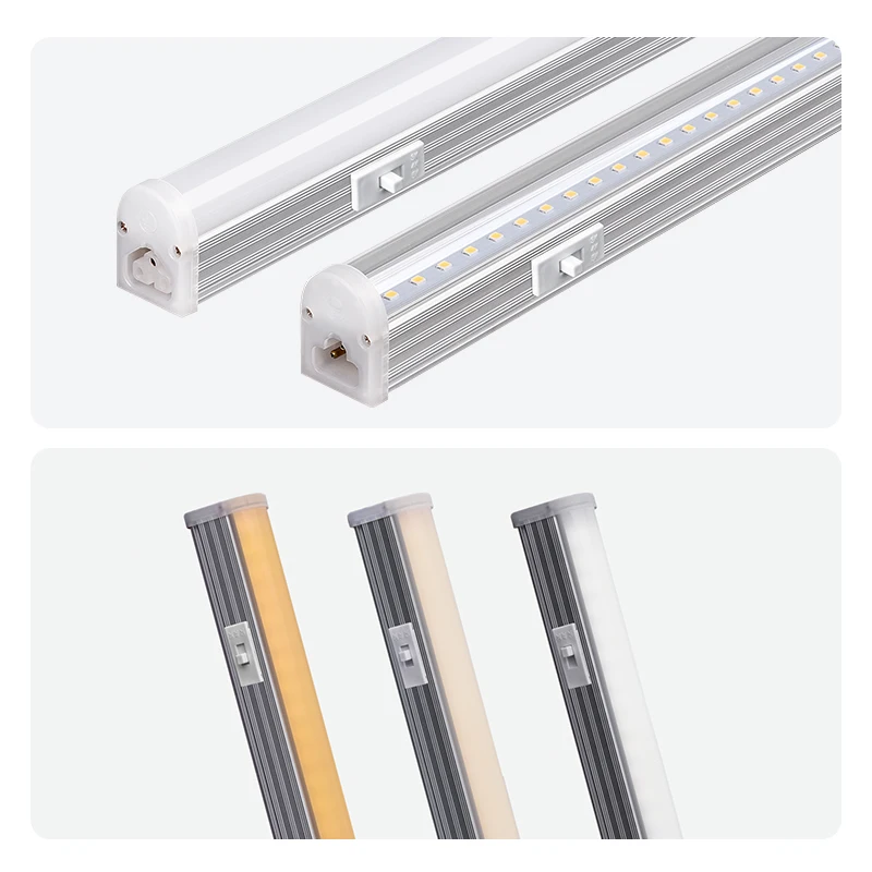 High Lumen Commercial lighting CCT Adjustable Optional 2ft 4ft 8ft Led T5 Tube Light