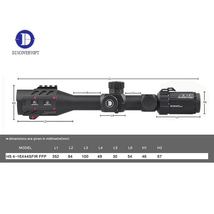 Оптика FFP HS 4-16x44 6-24x50 для охоты Гарантия лучшей цены