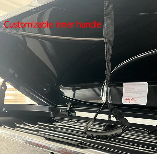 Hot Sale Car Roof Top Cargo Box Plastic Top Roof Box Universal Vacuum Forming PC 208cm Length Large Size Waterproof Dual Side