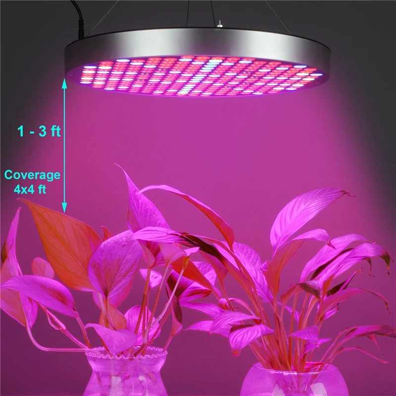 50W UFO LED Plant Lamp 120 Degree Indoor Growing Red Blue Grow Light For Increase Fruitage And Promote Plant Growth
