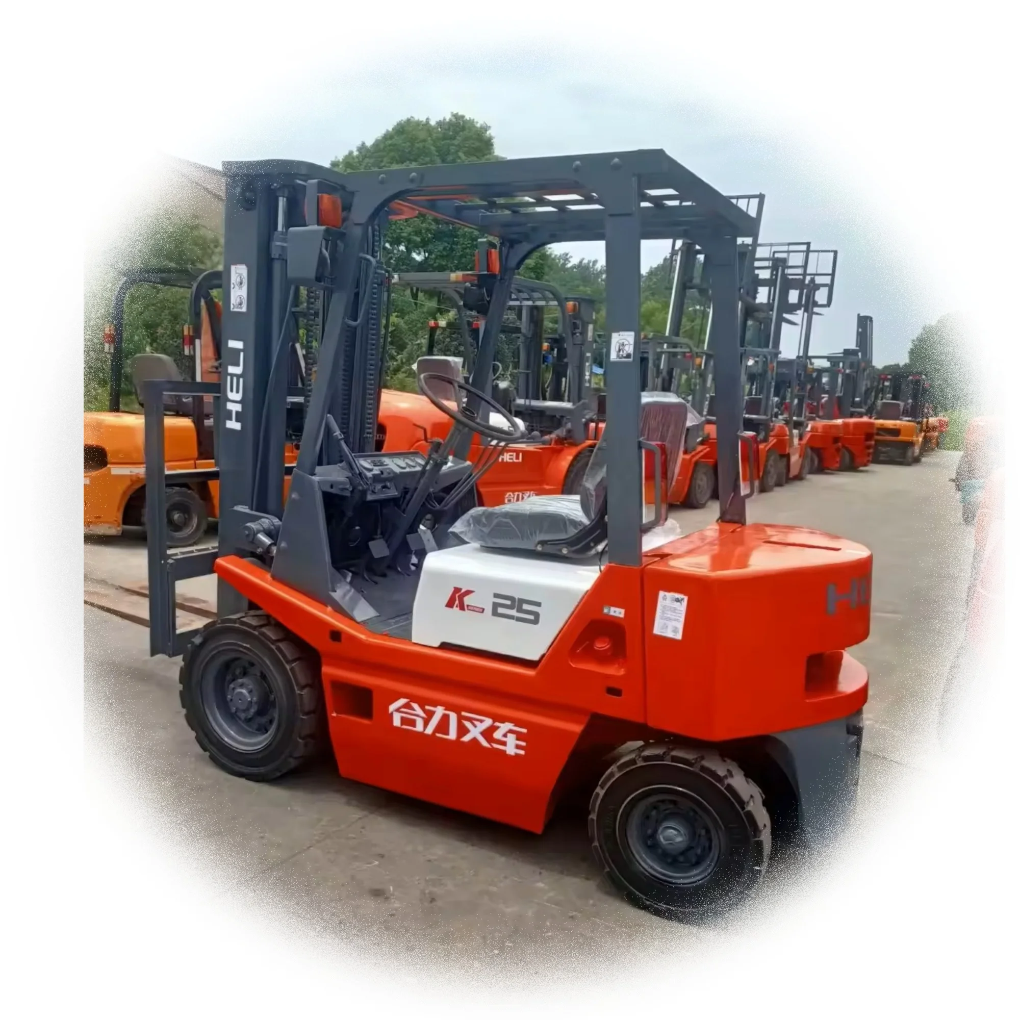 China HELI Diesel Forklift 2.5 tons CPCD25 with Closed Cabin