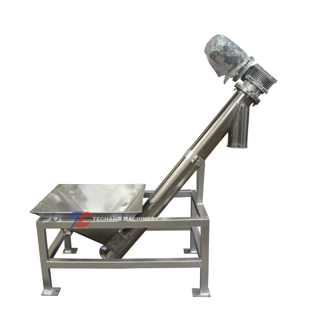 Easy Connection Stainless Steel Granule Screw Feeder