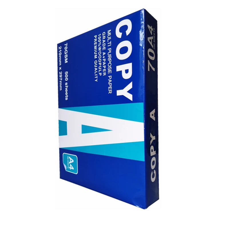 A4 копировальная бумага лучшего качества 80 gsm jumbo рулон офисной бумаги