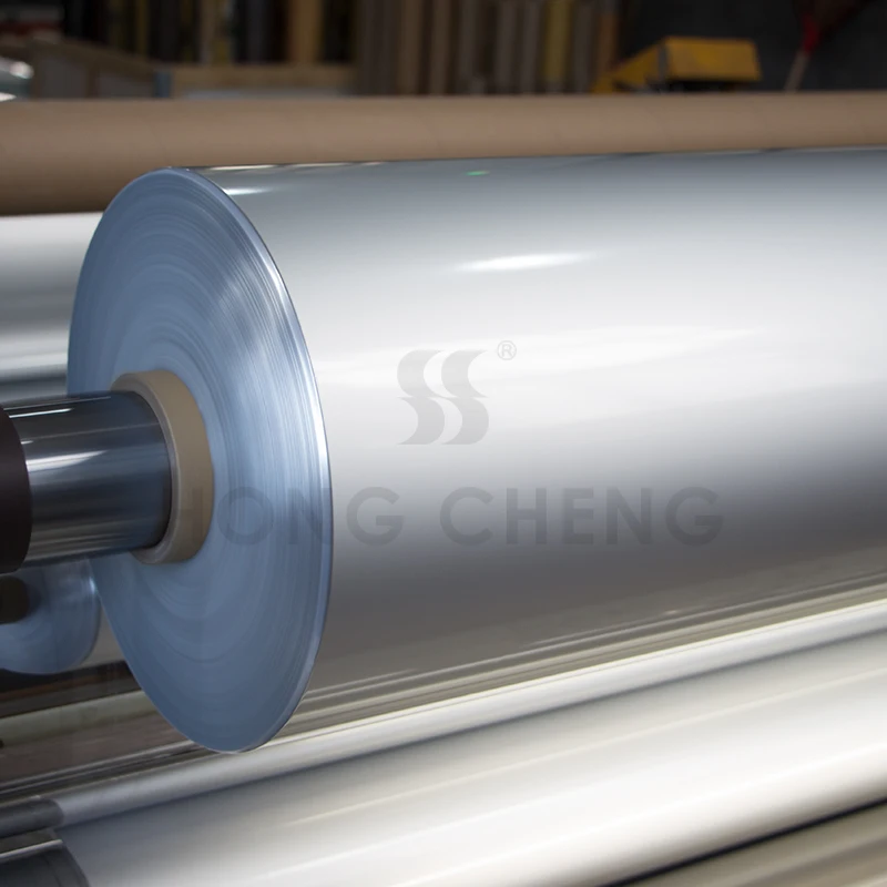 pet/alu/pe laminated jumbo roll film for machine packaging