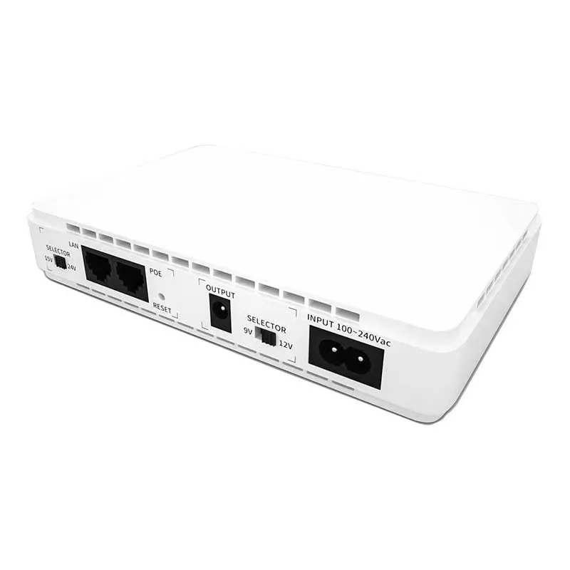 Блок питания APO431 Mini UPS 100 в/240 В переменного тока 2200 мАч 9 12 15 24 постоянного блок для Wi-Fi маршрутизатора веб-камеры