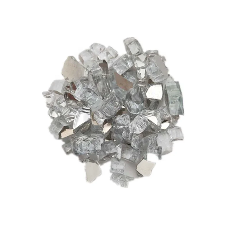 Сломанное стекло чистого