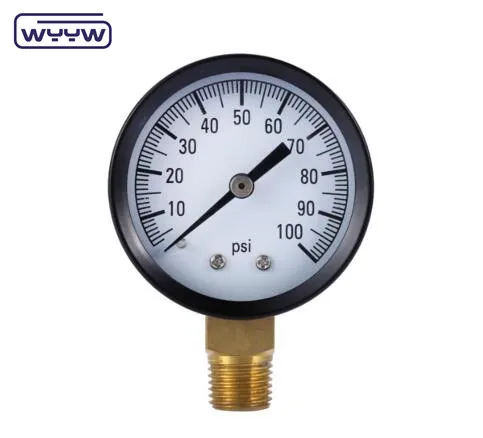 1/4NPT резьба 2 5 дюйма 0-100PSI/бар Воздушный