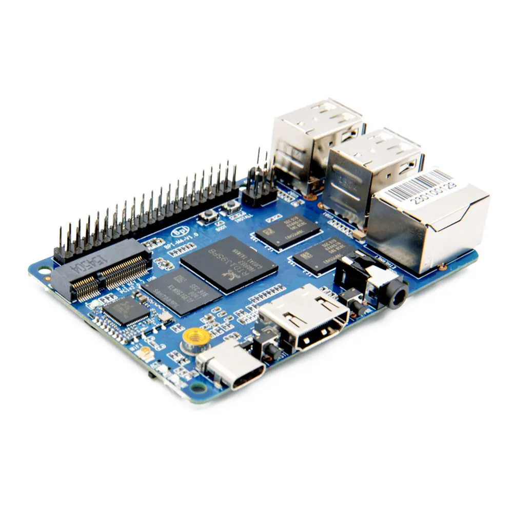 Universal Development Board Banana Pi M4 RTD1395  A53 64bit 1GB DDR 8GB eMMC WiFi 802.11 b/g/n/ac