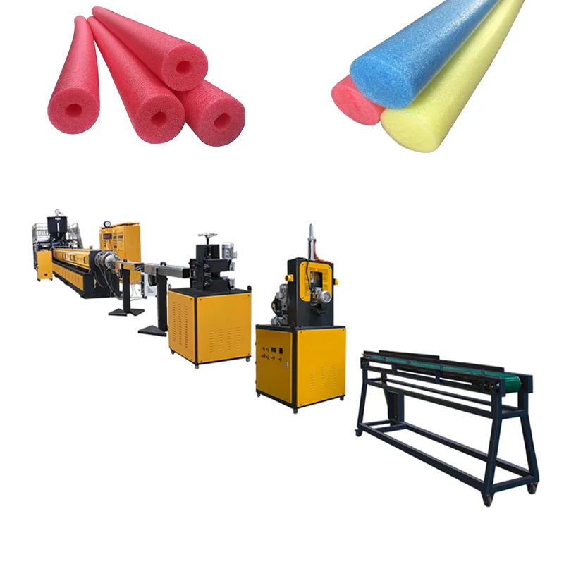 Swimming Pool Foam Noodles Manufacturer Foam Heat Insulation Foam Pipe/Tube/Hose Making Machine