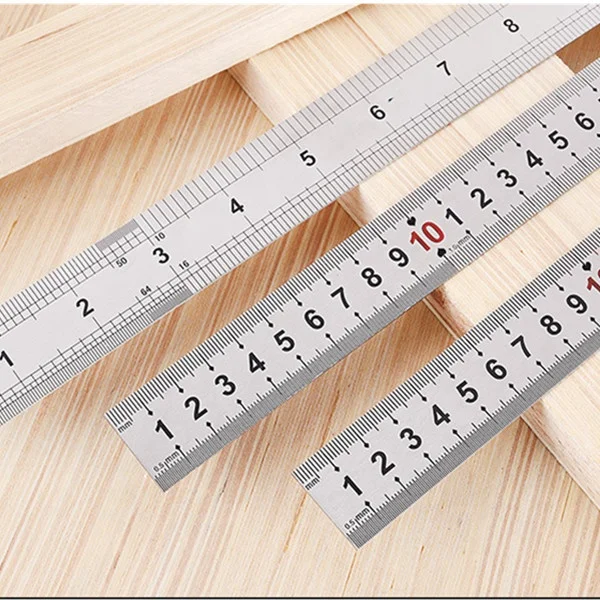 Directly manufacturer Customized Logo Measuring Different Sizes Stainless Steel Ruler
