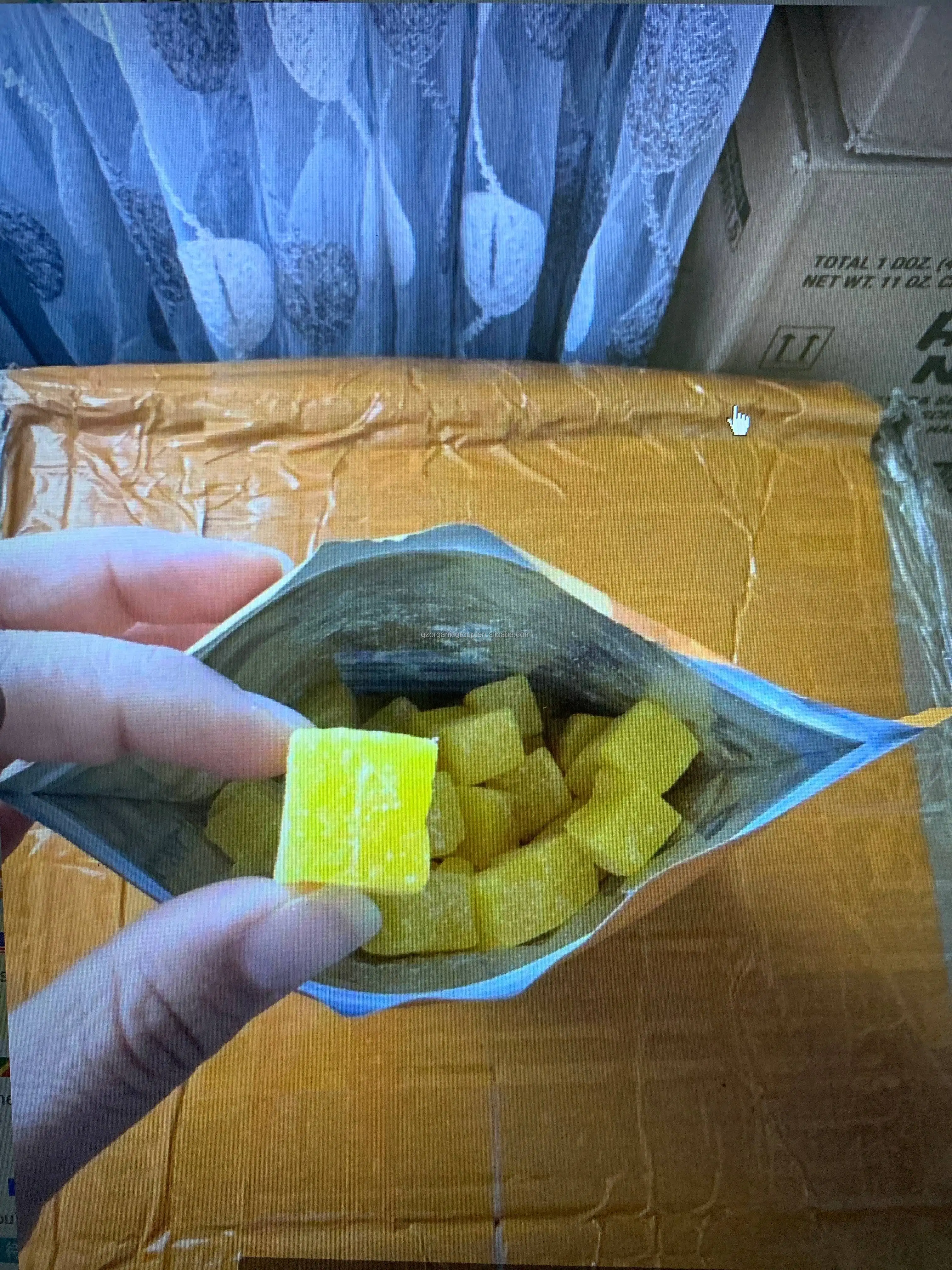 OEM GMP 100% Креатин Моногидрат Gummies улучшают энергию (оранжевый 90 карат) рост мышц и повышение фокусировки