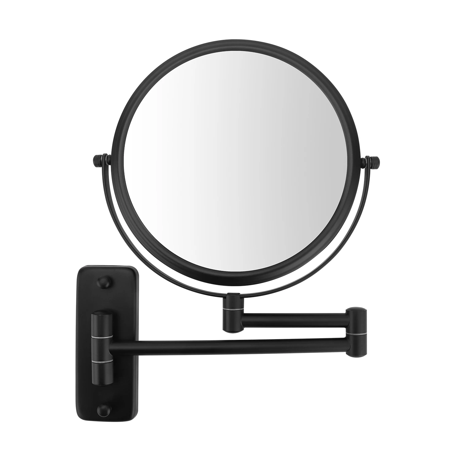 Wall Mounted Battery Powered Led Light Magnifying Mirror 10X Hotel Bathroom Make Up Mirrors