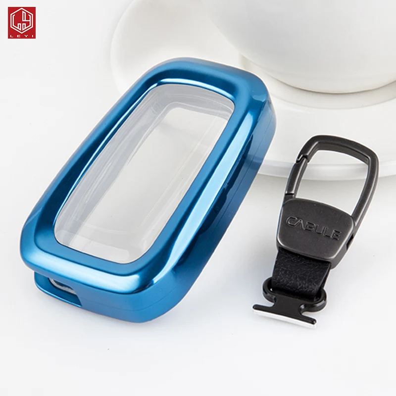 Защитный смарт-пульт из алюминиевого сплава, держатель для ключей, брелок для ключей, автомобильный брелок, чехол для Land Cruiser LC200